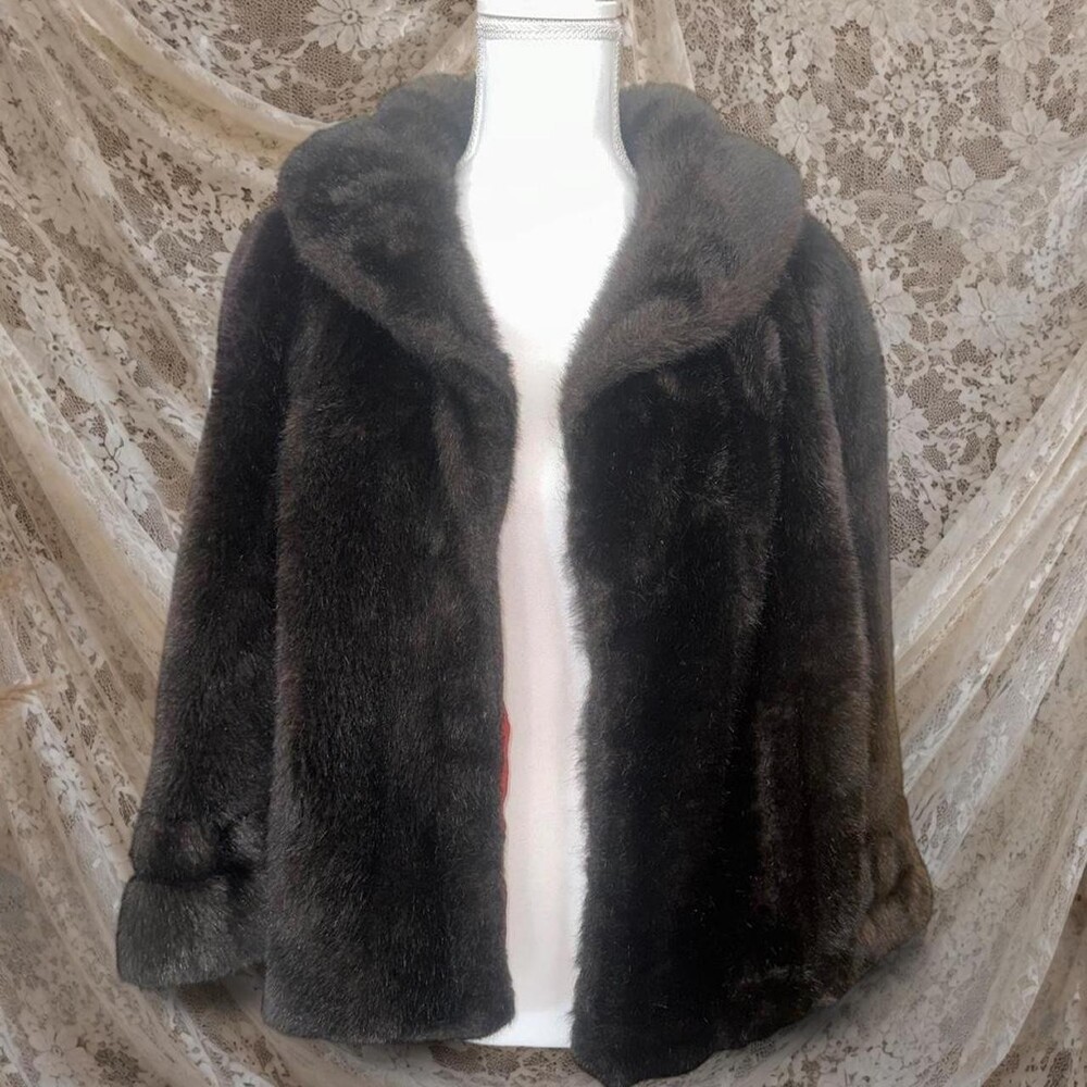 Women's Brown and Black Jacket